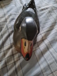 Decoy Wooden Hunting Duck Mallard - Picture 1 of 4