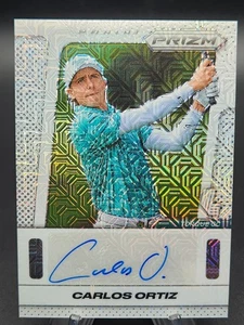 Carlos Ortiz 2025 Panini Prizm LIV White Mojo Throwback Signatures #5/25 - Bild 1 von 2
