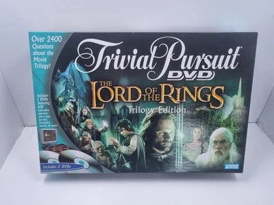 The Lord Of The Rings Trivial Pursuit Trilogy Edition DVD Board Game  New - Image 1 of 4