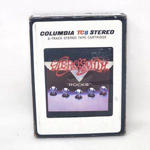 Aerosmith Rocks Album 8-Track Cartridge US VTG 1976 Columbia TC8 Stereo - Foto 1 di 14