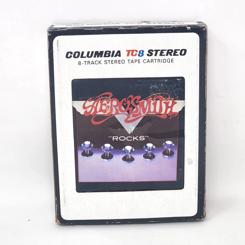Aerosmith Rocks Album 8-Track Cartridge US VTG 1976 Columbia TC8 Stereo - Image 1 of 4
