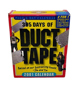 365 Days Of Duct Tape 2001 Based On Best Sellers Book Sealed Calendar - Picture 1 of 4