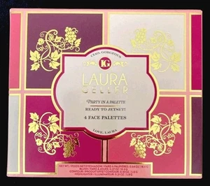 4 FACE PALETTES Laura Geller Party in a Palette Full Face Set READY TO JETSET!  - Picture 1 of 9
