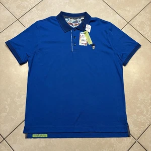 Neu mit Etikett Robert Graham Poloshirt Herren Large Lucifer Totenkopf bestickt klassisch NEU - Bild 1 von 10