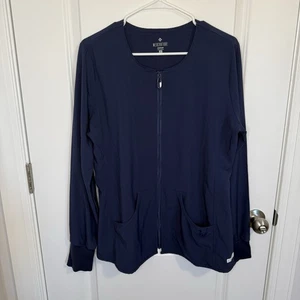Chaqueta Médica Med Couture Sctive Para Mujer Talla Mediana Azul Oscuro Azul Marino - Imagen 1 de 5