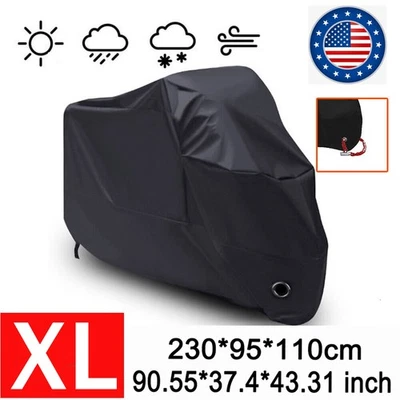 XL Waterproof Motorcycle Cover For Suzuki GSXR GS Gixxer 750 600 Sport Bike Foto 1 de 4