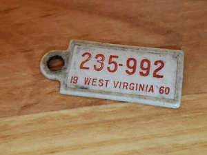 60 West Virginia Discapacitados American Veteranos DAV Placa de Licencia Llavero 235-992 - Imagen 1 de 7