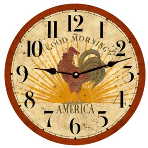 Rooster Clock- Good Morning America Rooster Clock - Picture 1 of 4