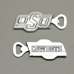 Oklahoma St Cowboys Bottle Opener NCAA Arthur Court Designs NEW Cast Aluminum - Picture 1 of 1