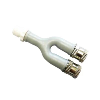Adaptador de manguito estilo Y de doble manguera nuevo en caja para monitores con conector de estilo roscado Foto 1 de 4
