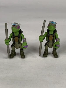 Menge 2 - Donatello 2,5" DVD Exklusive Figur Teenage Mutant Ninja Turtles TMNT - Bild 1 von 2