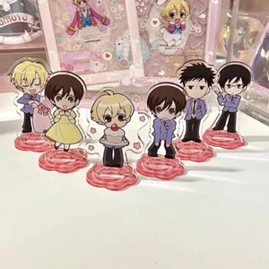 Juego de 6 piezas Ouran High School Host Club Haruhi Fujioka Tamaki Suou soporte acrílico de 5 cm - Imagen 1 de 6