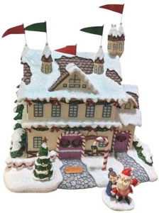 Hawthorne Village Santa & Mrs Claus' Castle Rudolph's Christmas Town Light Posts - Bild 1 von 19