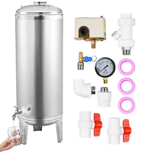 26.4 Gallon Vertical Well Water Pump House Pressure Tank - Picture 1 of 11