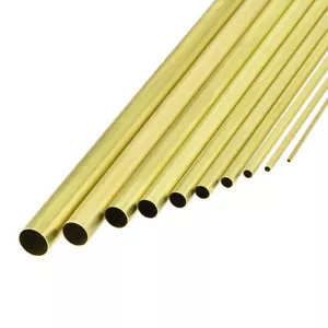 10 Stück Messingrohr 1,5mm-11mm Außendurchmesser x 0,2mm Wandstärke 300mm Länge - Bild 1 von 5
