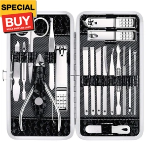 Nail Clippers Set Fingernail and Toenail Clipper Cutters, Manicure Pedicure Kit - Picture 1 of 7