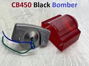 1965-1968 Honda CB450 K0 Black Bomber Tail Light Lens. CB450 K0 Rear Light. - Picture 1 of 10