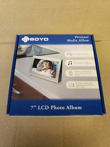  Soyo Personal Media Album 7" Digital Picture Frame + MP3 Player + Alarm Clock - Picture 1 of 6