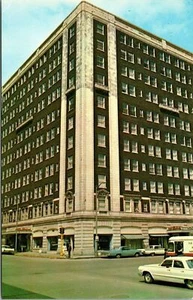 Blackhawk Hotel Davenport Iowa Postkarte - Bild 1 von 2