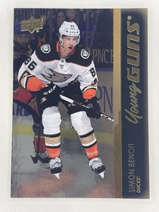 🍁 2021-22 Upper Deck Simon Benoit Silver Foil Young Guns #228 Maple Leafs - Picture 1 of 2