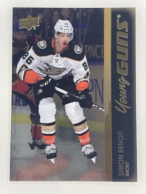 🍁 2021-22 Upper Deck Simon Benoit Silver Foil Young Guns #228 Maple Leafs - Image 1 of 2