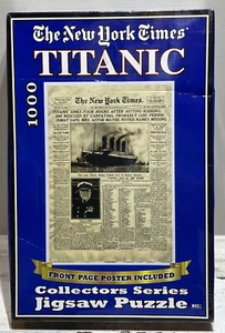 New The New York Times Titanic Collectors Series 1000 Piece Jigsaw Puzzle 19x28” - Picture 1 of 4