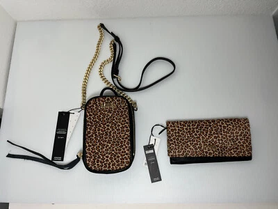 Lote 2 NUEVO CON ETIQUETAS Micro Leopardo Aimee Kestenberg Chelsea 1- Bandolera 1-Cartera Foto 1 de 4
