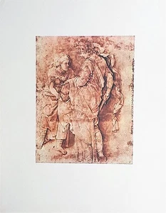 JUDITH donnant la Tête d'HOLOPHERNE à la Servante Andrea MONTEGNA Dessin Imprimé - Picture 1 of 1
