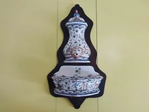 Vintage Portugal Pottery Faux Fountain Wall Hanging - Picture 1 of 12