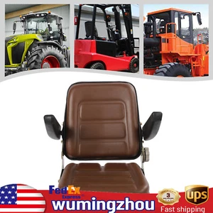 High Back Mower Seat Universal Lawn Tractor Seat W/Adjustable Backrest Durable - Picture 1 of 17