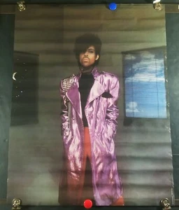 Prince Trenchoat poster 1982 ORIGINAL approx 24 x 30.5" In Shrink / Seal Unused - Picture 1 of 8