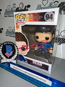 JENSEN ACKLES DEAN SUPERNATURAL #94 SIGNED AUTOGRAPHED FUNKO POP-BAS BECKETT COA - Picture 1 of 8