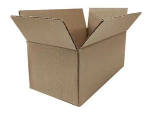 Cajas Corrugadas Largas 10"x5"x4" ECT-32 Marrón Envío/Cajas Mudanzas Paquete de 20 - Imagen 1 de 1