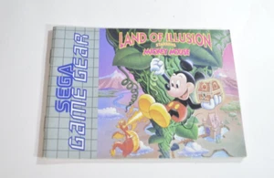 Notice Landf Of illusion Sega Game Gear/ GG manuel  PAL original Booklet - Zdjęcie 1 z 6