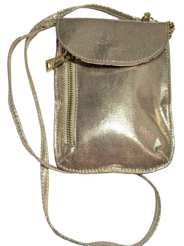 JUICY COUTURE Mini Borsa a Croce Oro Celine