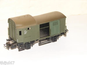 MÄRKLIN SCHÖNER GEDECKTER ACHSWAGEN MIT SCHIEBETÜREN HO - Bild 1 von 2