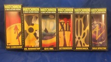 Watchmen Custom Mego 8” Box Full Set of 6 Rorschach Comedian Nite Owl Manhattan