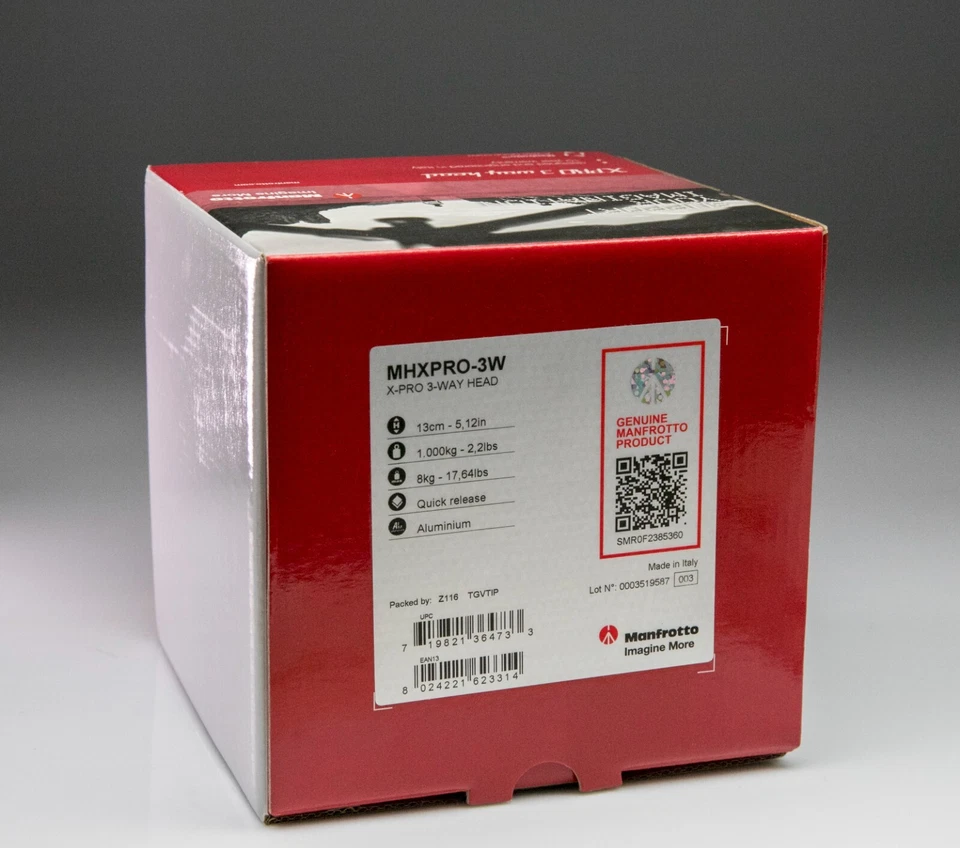 MANFROTTO MHXPRO-3W X-PRO 3-WEGE KOPF - Bild 1 von 4