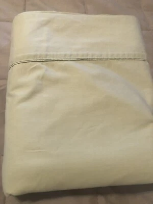 Wamsutta flat sheet queen Pale Green solid Cotton Poly Blend modern classic - Image 1 of 4