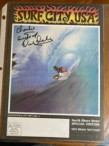 North Shore News Special Edition Signed DICK DALE Winter Surf Issue 1991 608 - Picture 1 of 5