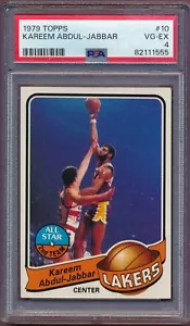 1979 Topps Kareem Abdul Jabbar #10 ¡PSA 4!! - Imagen 1 de 2