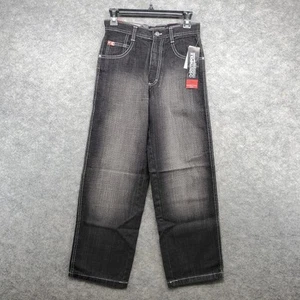 VTG South Pole Jeans Youth Boy's Size 12 Black Wash Authentic Collection - NWT - Picture 1 of 15