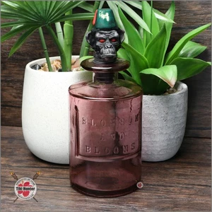 Tiki Decanter - Kin Pottery - Russian Monkey - Fez - Two-Tone - Picture 1 of 2