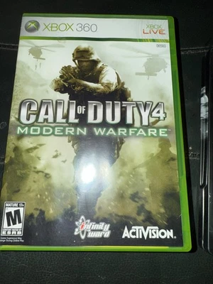 Call Of Duty 4 Modern Warfare - Microsoft Xbox 360 COD MW4 MW - Image 1 of 2