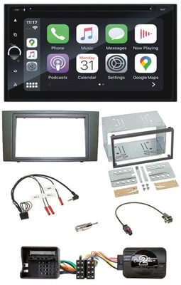Blaupunkt 2DIN Bluetooth DAB USB DVD Lenkrad Autoradio für Ford Mondeo 2003-2007 - Bild 1 von 4