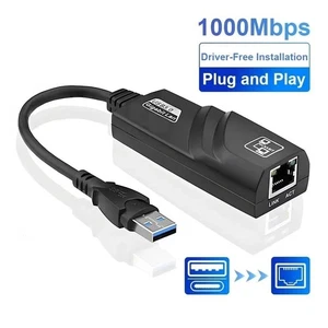 Wi-fi Dongle Network Card 3.0 Gigabit USB Ethernet Adapter for Computer/Phone - Picture 1 of 12