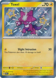 Holo Toxel 140/091 Shiny Rare SV: Paldean Fates - Bild 1 von 1