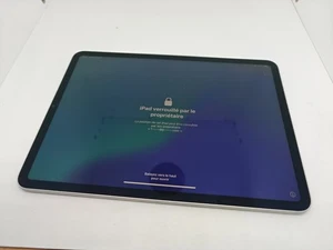 Apple iPad Pro 11 256Go M1 3EME GEN Silver A2459 POUR PIECES BATTERIE 93% 5G - Picture 1 of 3