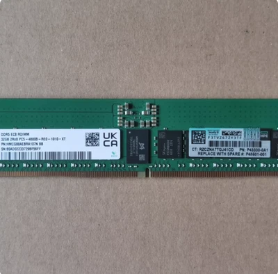 1Pcs Suitable for P43328-B21 P43330-0A1 32G 2RX8 DDR5 4800 memory RDIMM ECC - Image 1 of 2