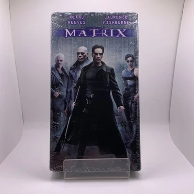 The Matrix Vhs Vintage 1999 SEALED First Print 1st Keanu Reeves Warner (read) - Image 1 of 4